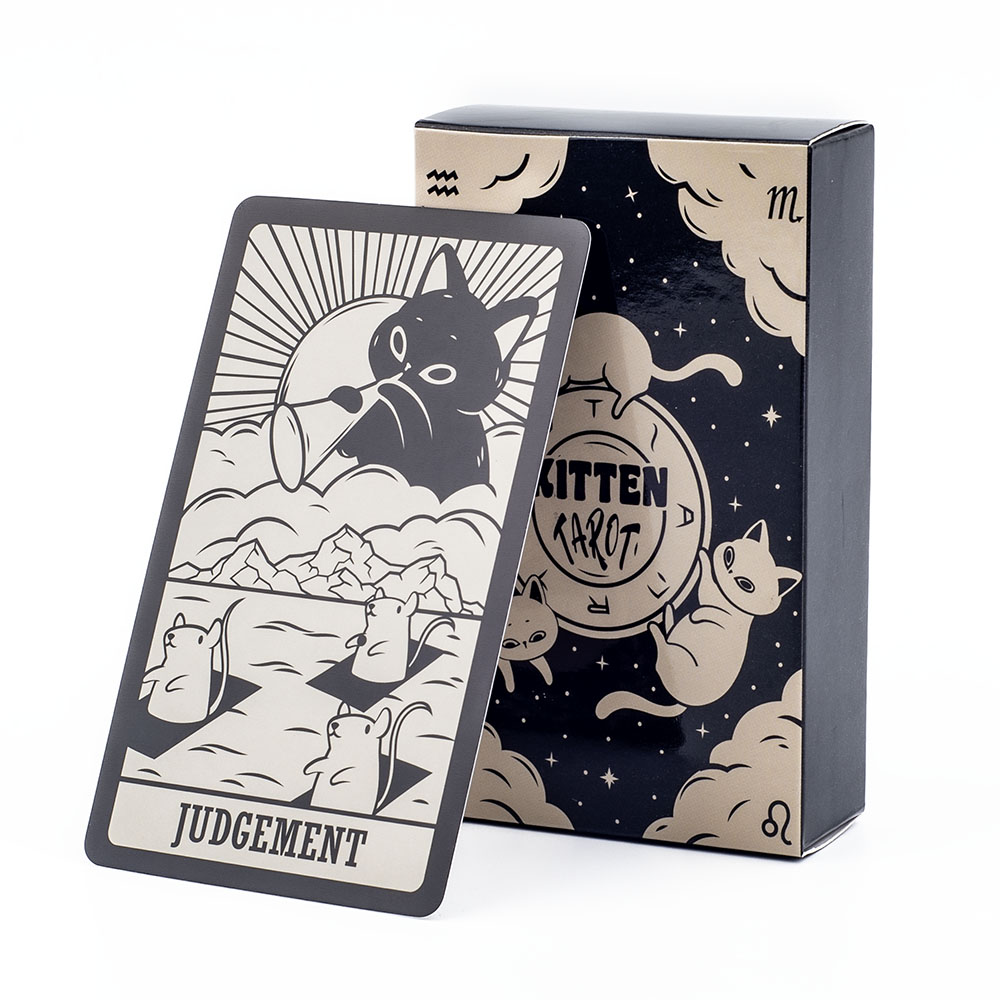 Kitten Tarot Deck 78Pcs Cute B - Tarot Cards Deck With Guidebook 评论和价格