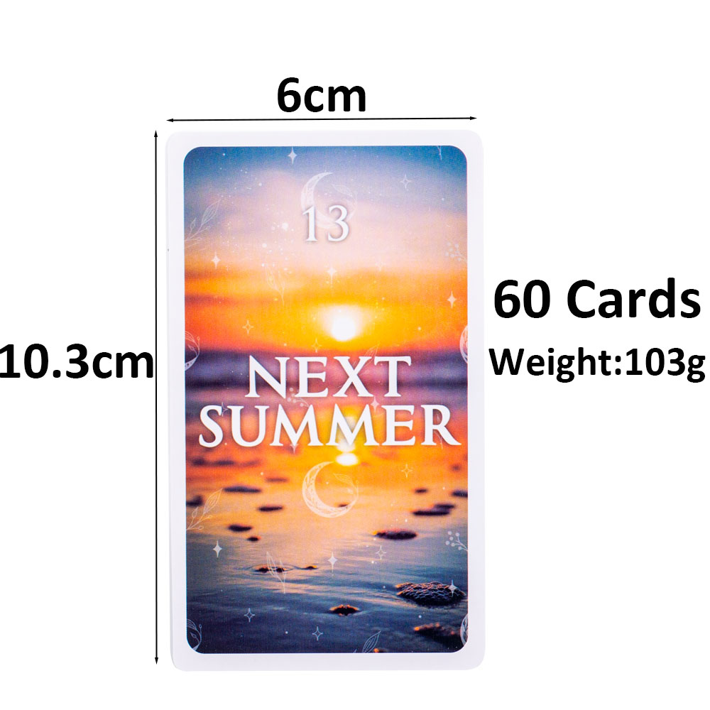 Mystical Timing Oracle 60Cards - Tarot Cards Deck With Guidebook 评论和价格
