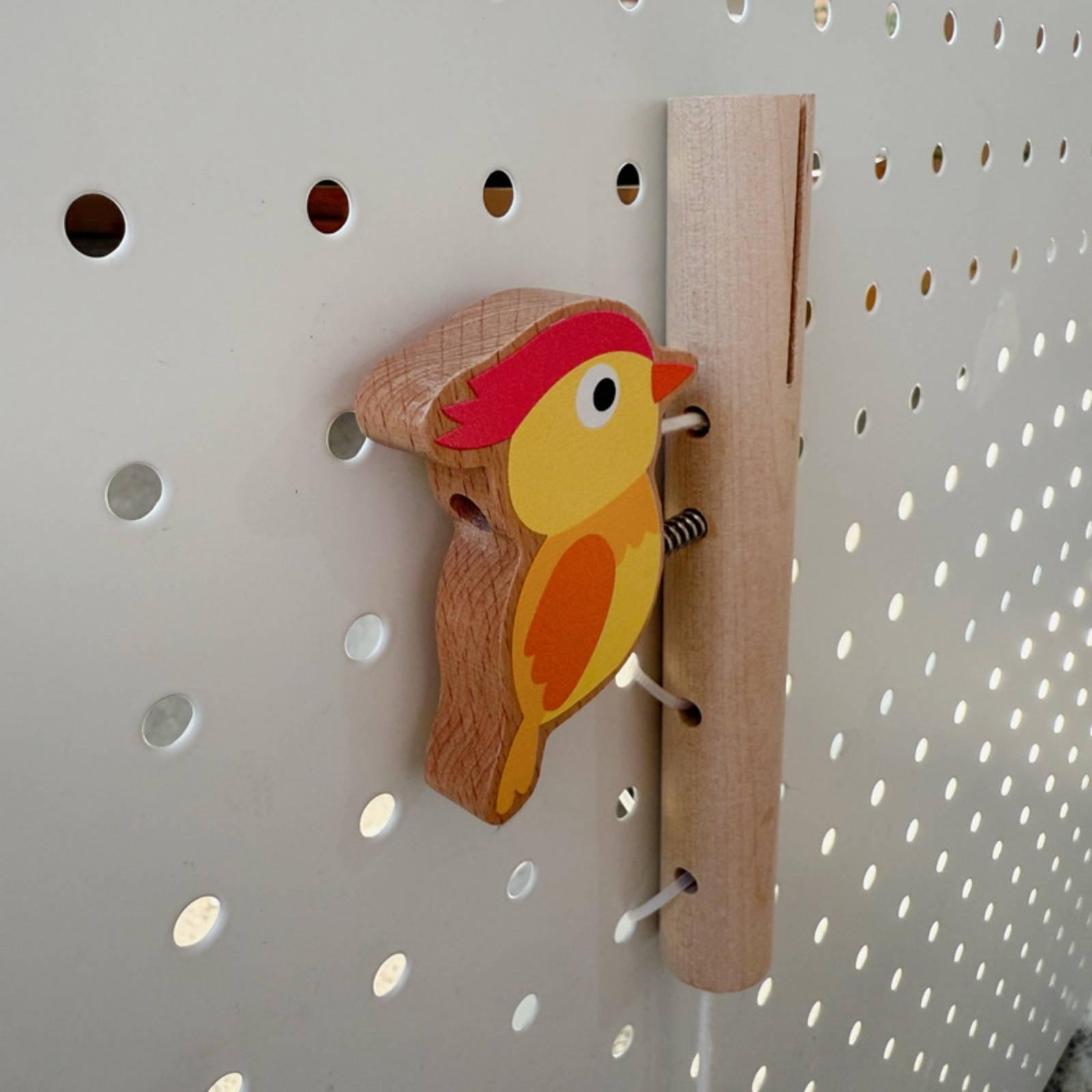 Wooden Busy Board with Pull St - Montessori Wooden Busy Board Toddler 评论和价格