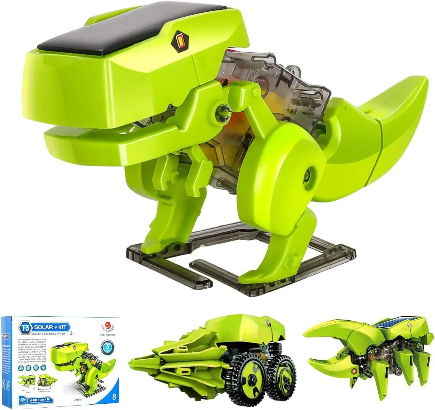 Assemble Solar Robot Kit 3 in  - Stem Solar Robot Kit For Kids 评论和价格