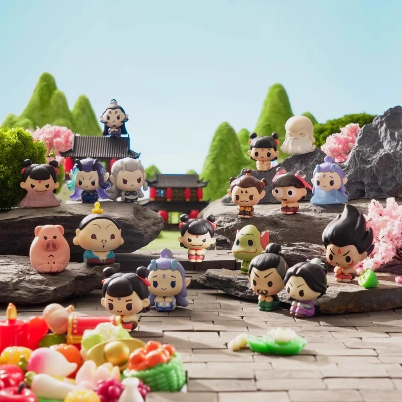 Ne Zha 2 Sit In A Row Series B - Anime Action Figure Blind Box 评论和价格
