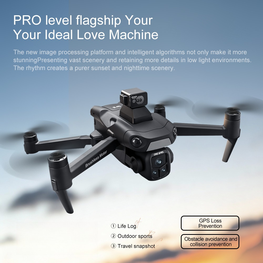 Original A1R3S GPS Foldable Dr - Fpv Brushless Rc Drone 4K 评论和价格