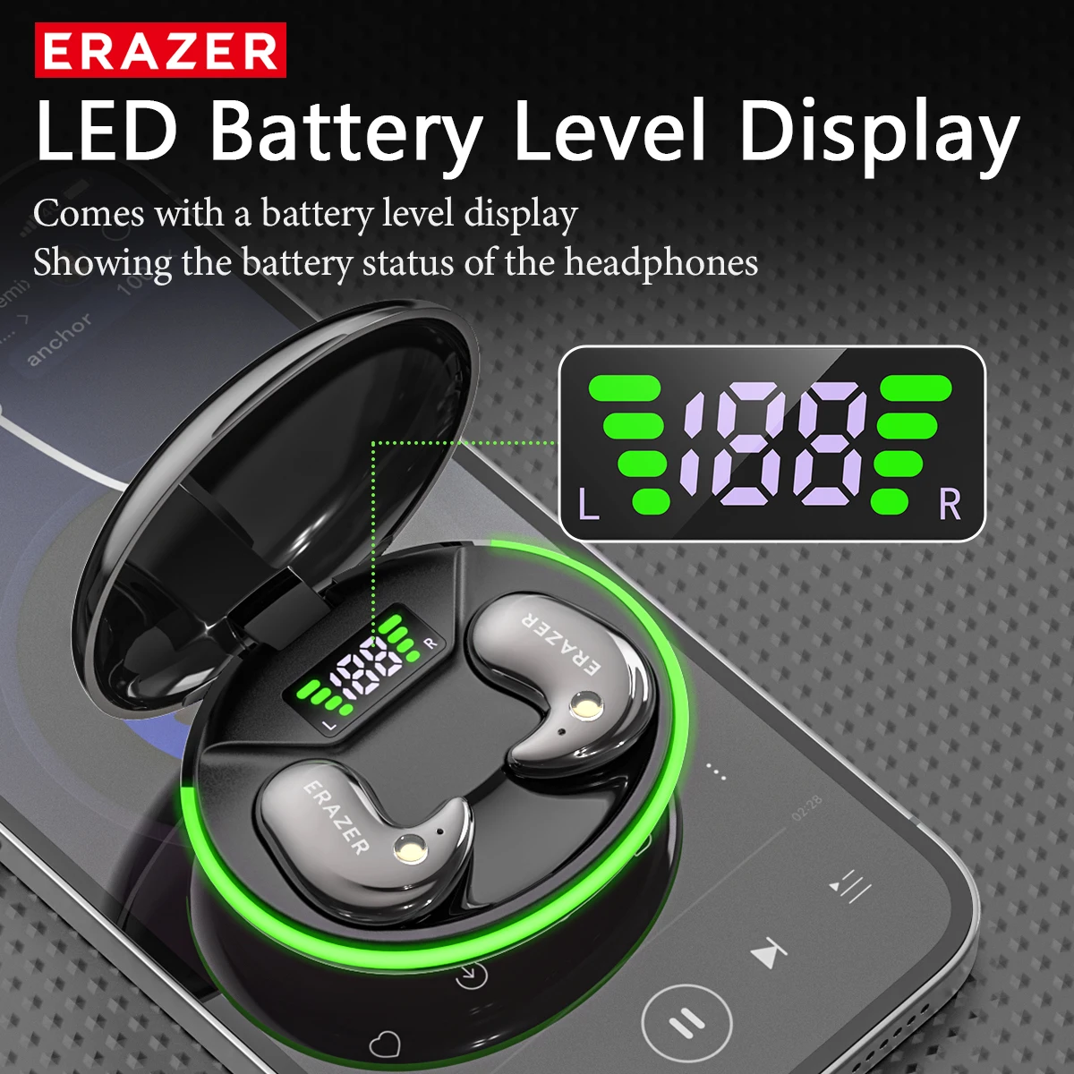 EARZER XF58 In-Ear Bluetooth H - Video Games 评论和价格
