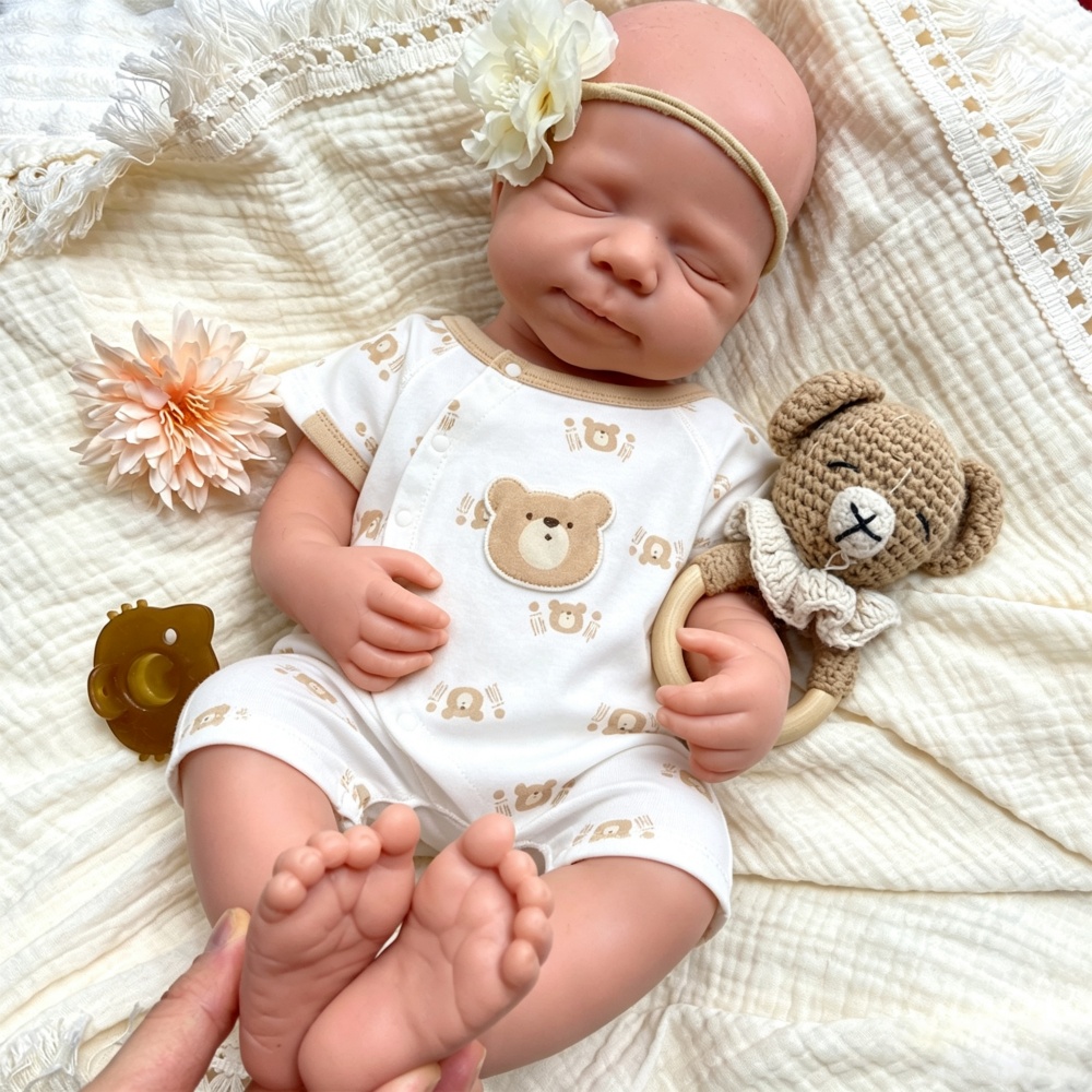 20inch Unpainted DIY Full Sili - Reborn Baby Doll Silicone Realistic 评论和价格