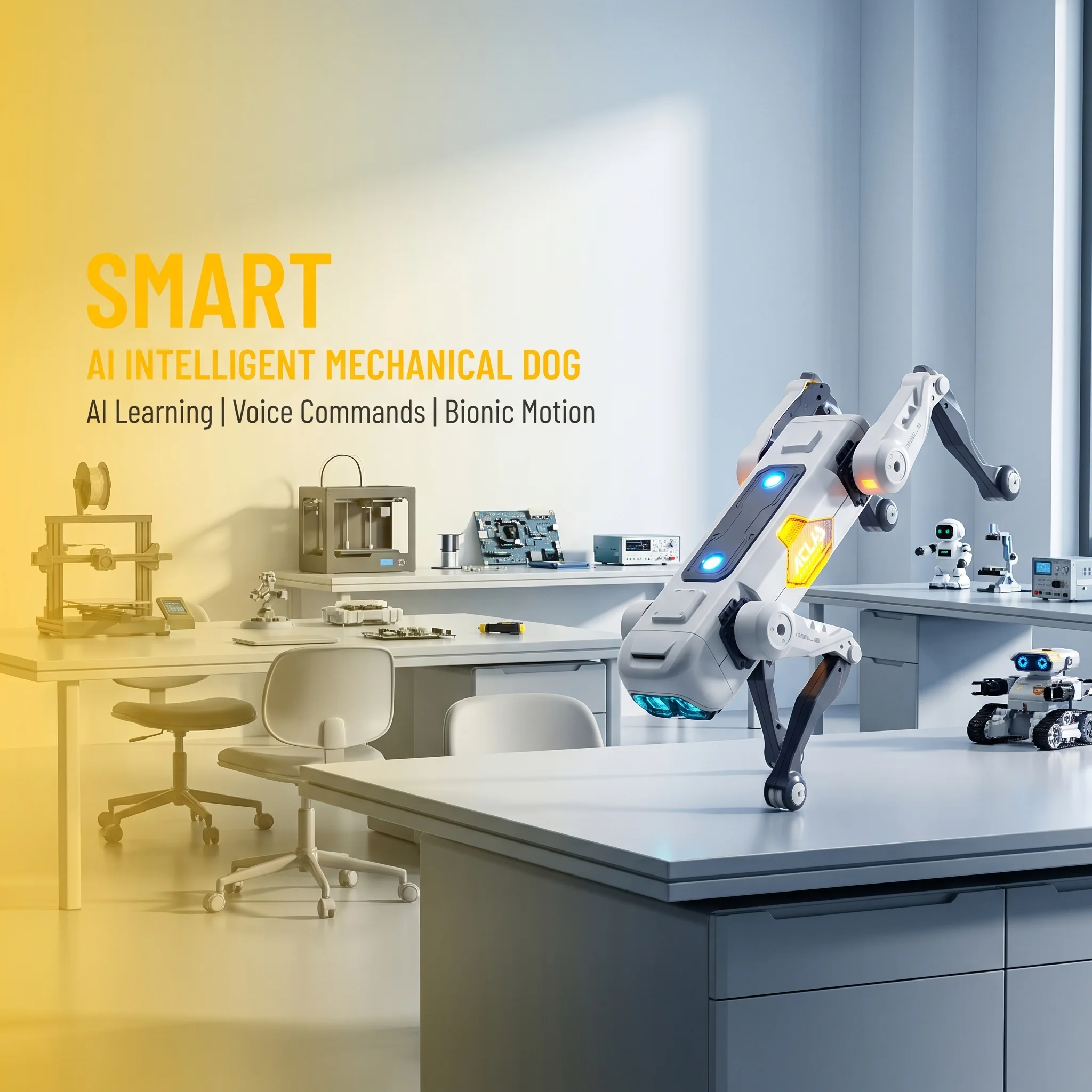 AI Smart Robot Dog, Voice & AP - Remote Control Toys 评论和价格