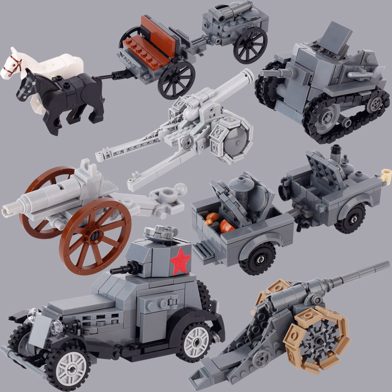WW1 Italian Soviet Military Ta - Lego Compatible Military Tank 评论和价格