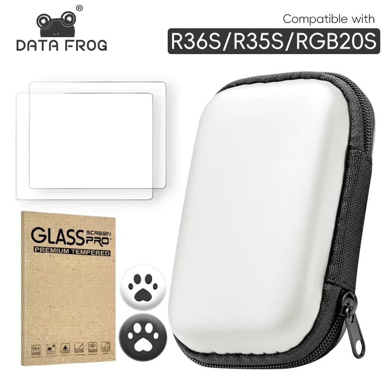 DATA FROG Tempered Glass Scree - Retro Handheld Game Console R36S 评论和价格